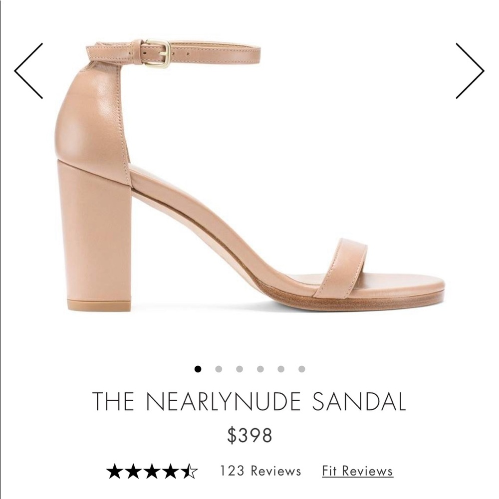 Stuart Weitzman NearlyNude Sandal in Tan - 6